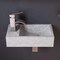Alfi Brand Brushed Nickel Square Body Curved Spout Sgl Lever Bathroom Faucet AB1258-BN - alternate 2